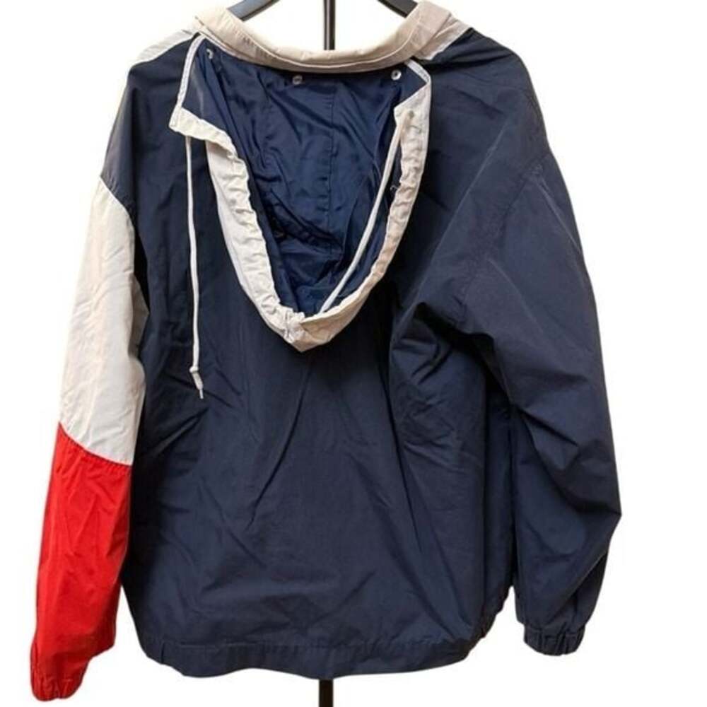 Vintage Mickey Unlimited Jerry Leigh Colorblock Nautical Windbreaker Jacket L - Picture 2 of 10